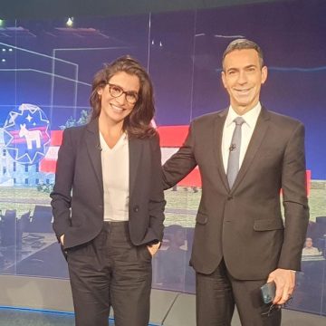 Pela primeira vez, César Tralli divide bancada do Jornal Nacional com Renata Vasconcellos