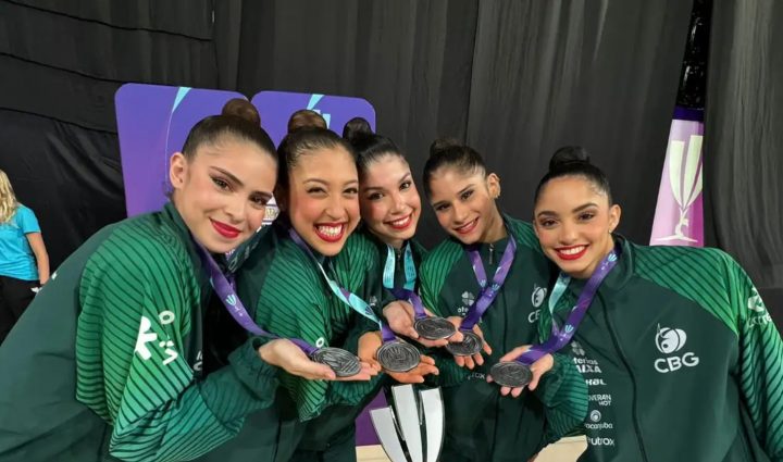 Brasil é prata na Ginástica Rítmica em última competição antes de Paris