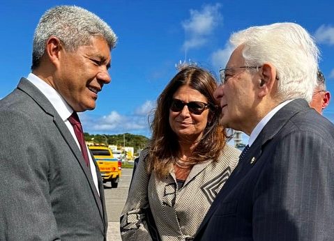 Governador da Bahia encontra Sergio Mattarella, presidente da Itália