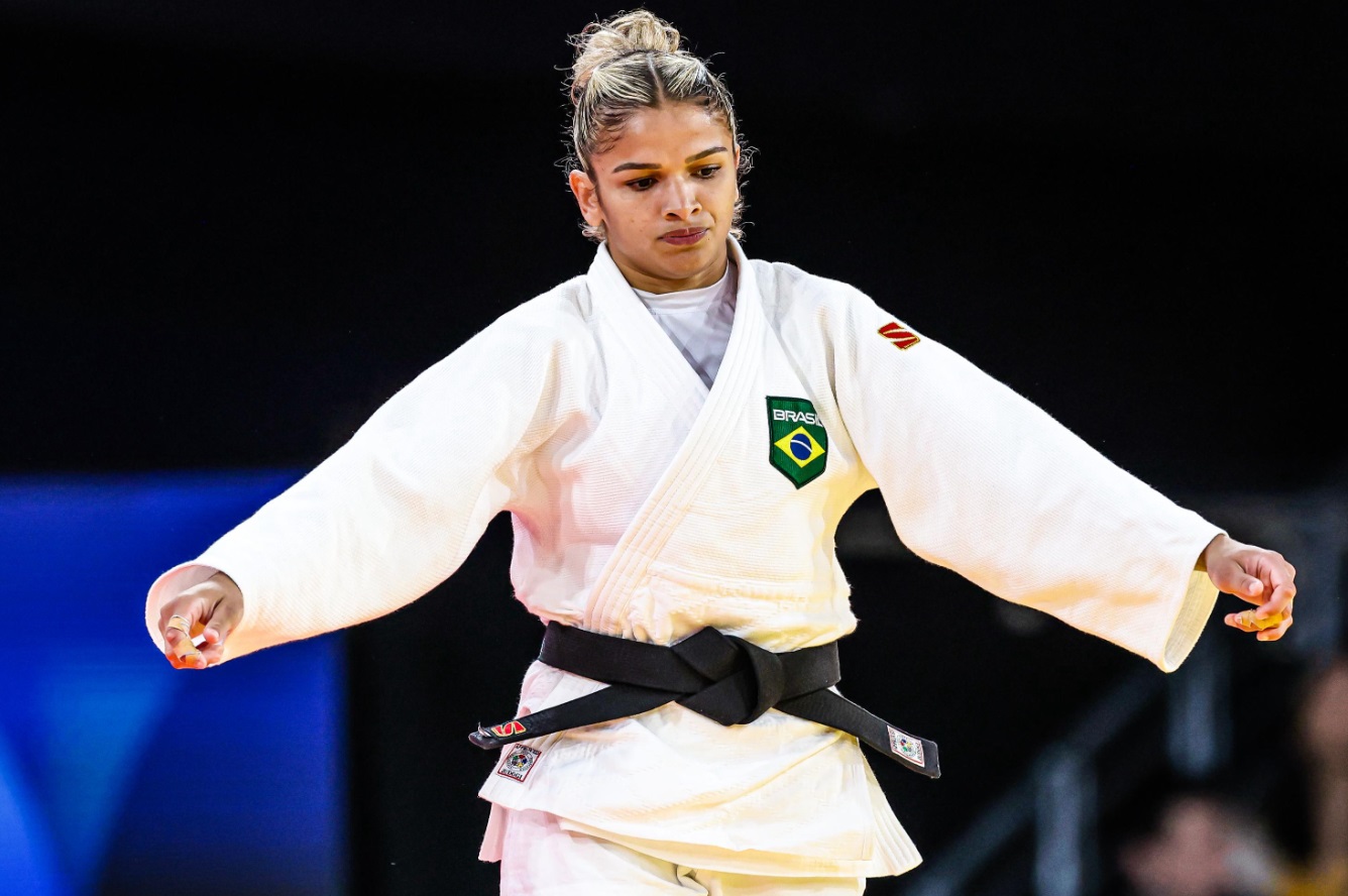 Larissa Pimenta conquista bronze no judô nos Jogos de Paris