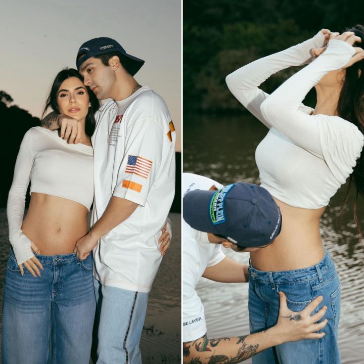 Luan Santana e Jade Magalhães anunciam gravidez do primeiro filho