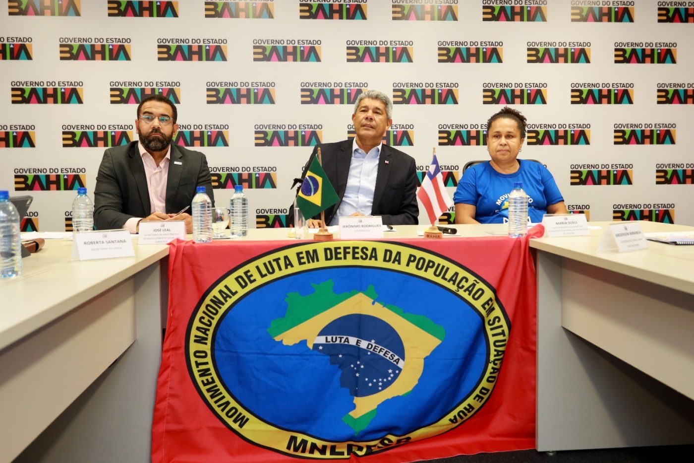 Governo da Bahia criará comitê para debater políticas para população em situação de rua 