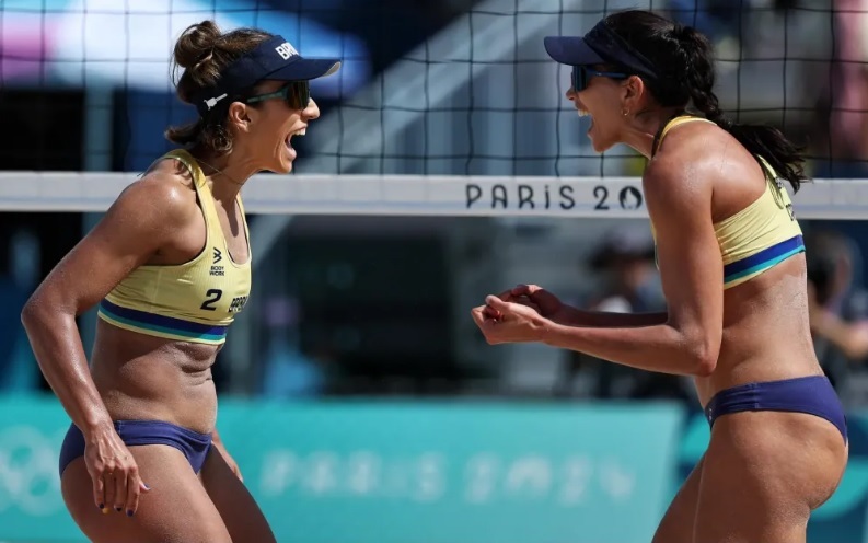 Paris-2024: Bárbara e Carol estreiam com vitória no Vôlei de Praia