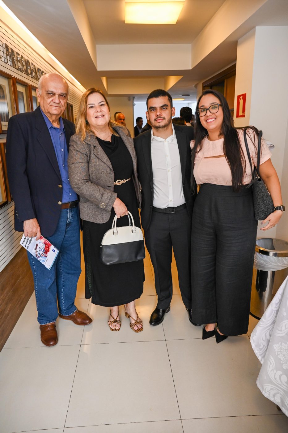 Márcio Brandão, Eliana Pondé, Leonardo Fraga e Camila Ramos