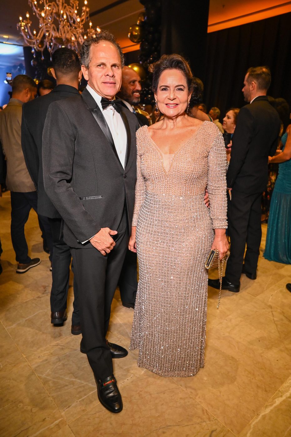 Silvio Santos e Suzana Mamede