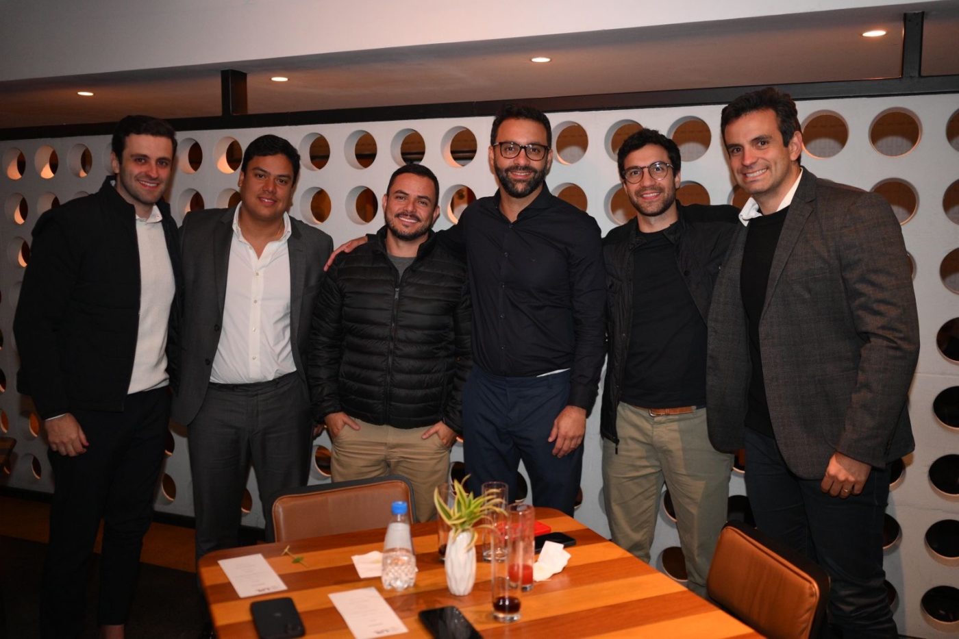 Eduardo Pereira, Victor Nascimento, Rafael Mattos, Lucas Pithon, Gustavo Saiago e Luíz Pereira