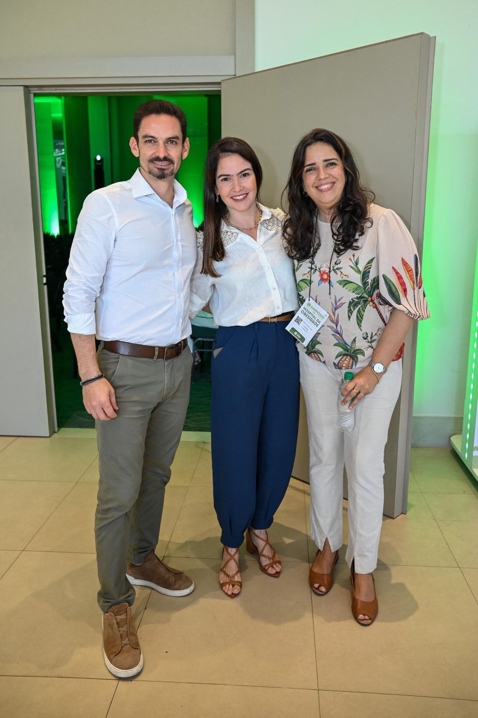 Ricardo Oliveira, Carla Gordilho e Márcia Cristina