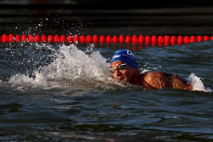 Ana Marcela Cunha é 4ª colocada na Maratona Aquática em Paris 2024