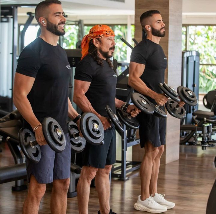 Bell, Pipo e Rafa Marques postam fotos treinando juntos