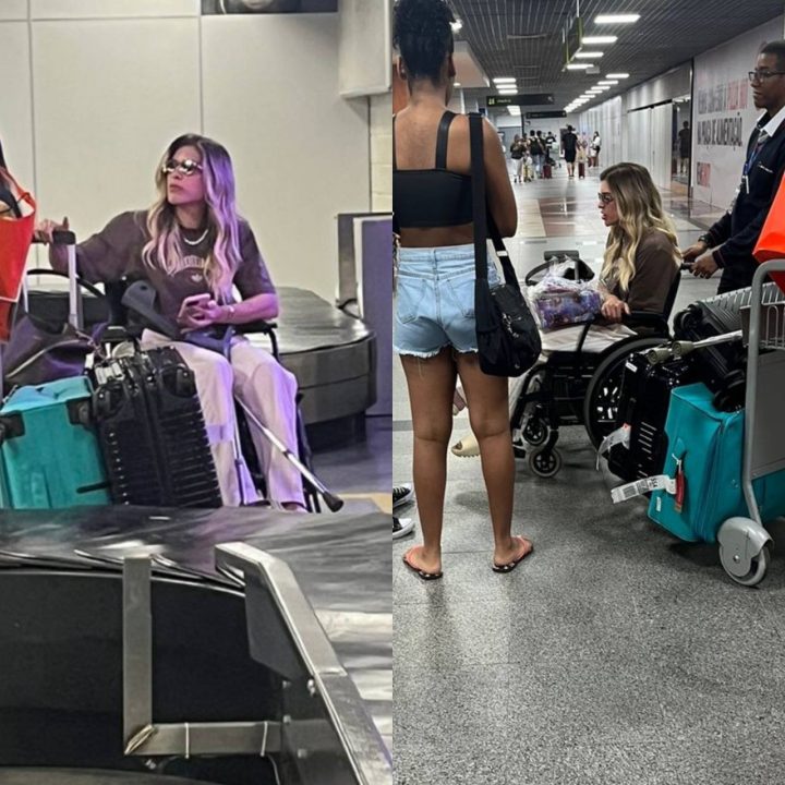 Lore Improta é vista em cadeira de rodas e explica o que aconteceu