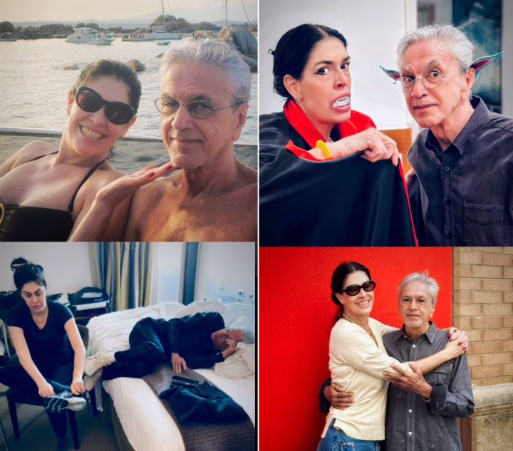 Caetano Veloso faz 82 anos e é paparicado por Paula Lavigne com vídeo de momentos íntimos; assista