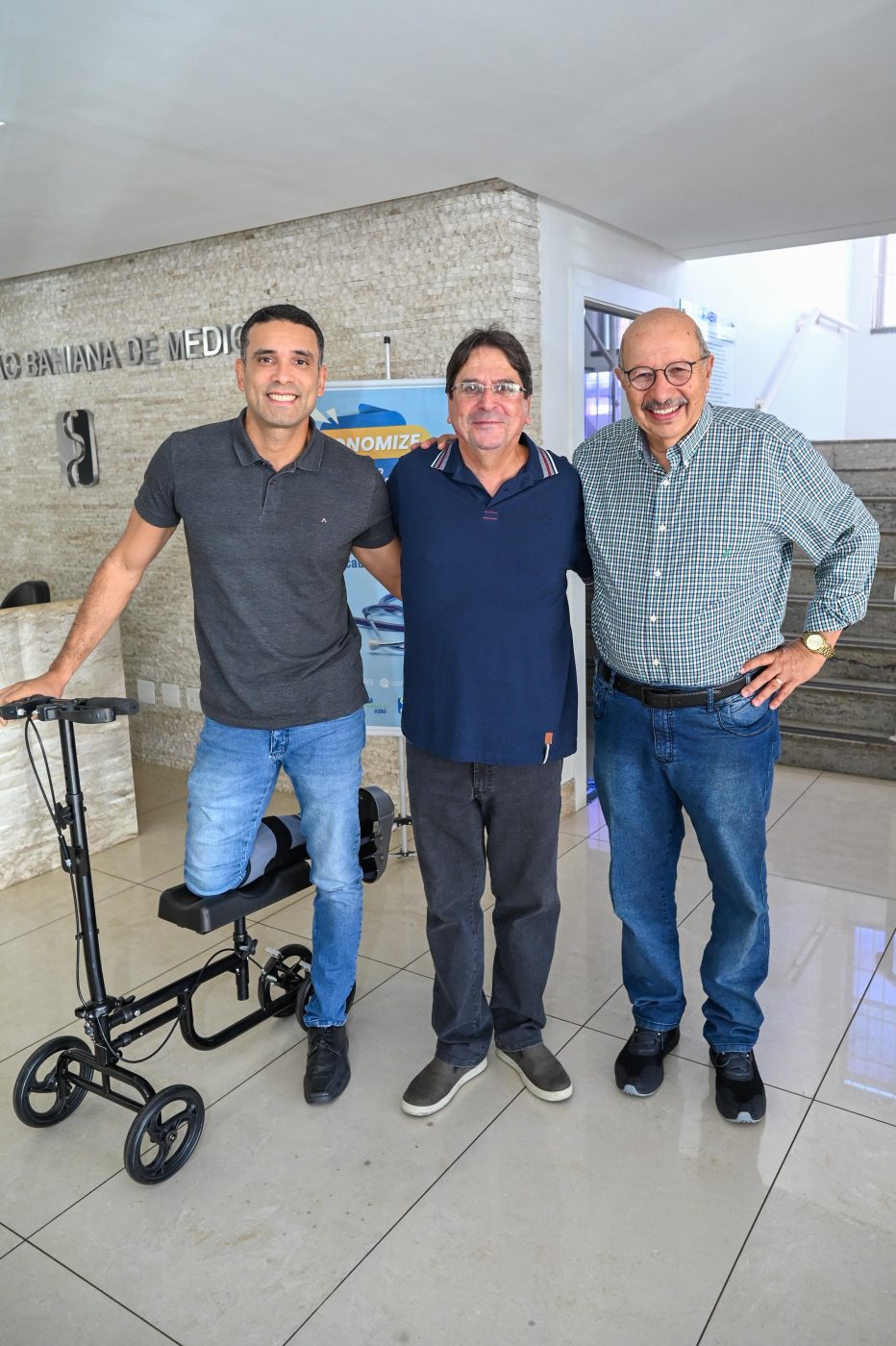 Leonardo Conrado, Raimundo Fernandes e Silvio Porto