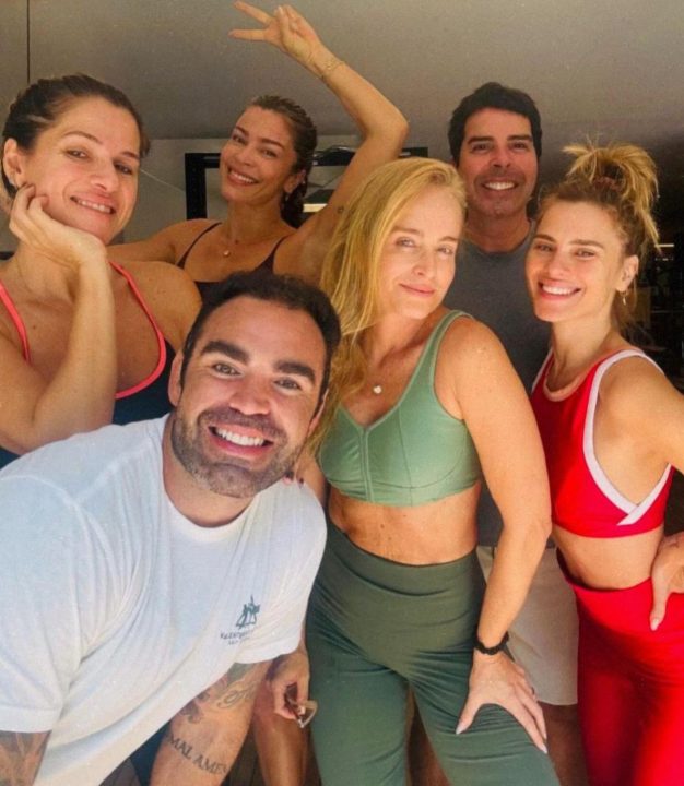 Grazi Massafera, Angélica, Carol Dieckmann e Ingrid Guimarães treinam juntas por motivo especial; vem ver