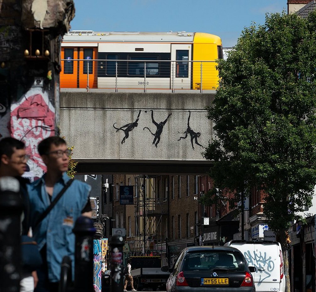 Pelo terceiro dia consecutivo, Bansky assume autoria de mural em Londres