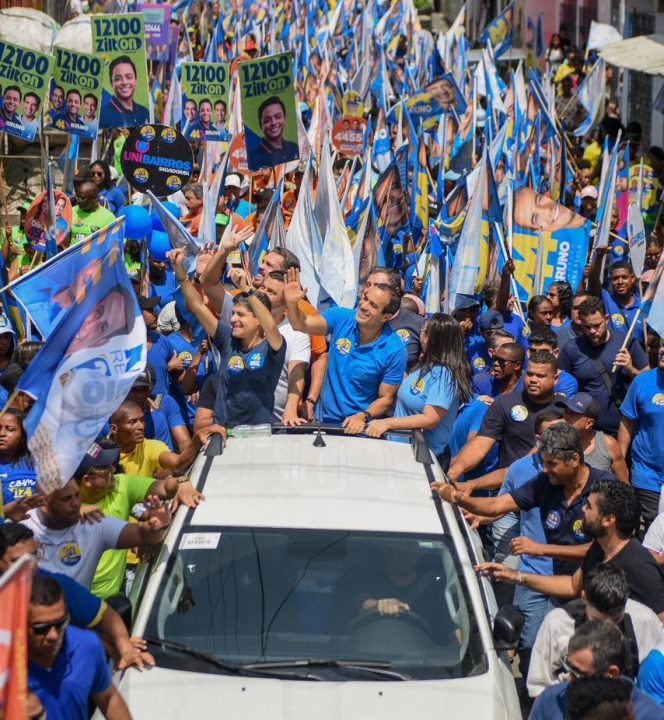 Bruno Reis atrai multidão em carreata no Subúrbio, relembra conquistas e destaca novas obras