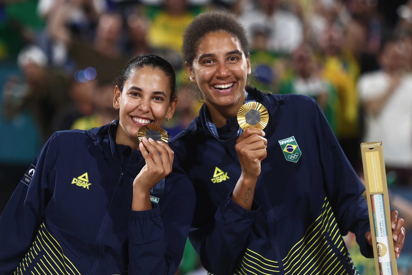 Duda e Ana Patrícia levarão bandeira do Brasil no encerramento da Olimpíada de Paris