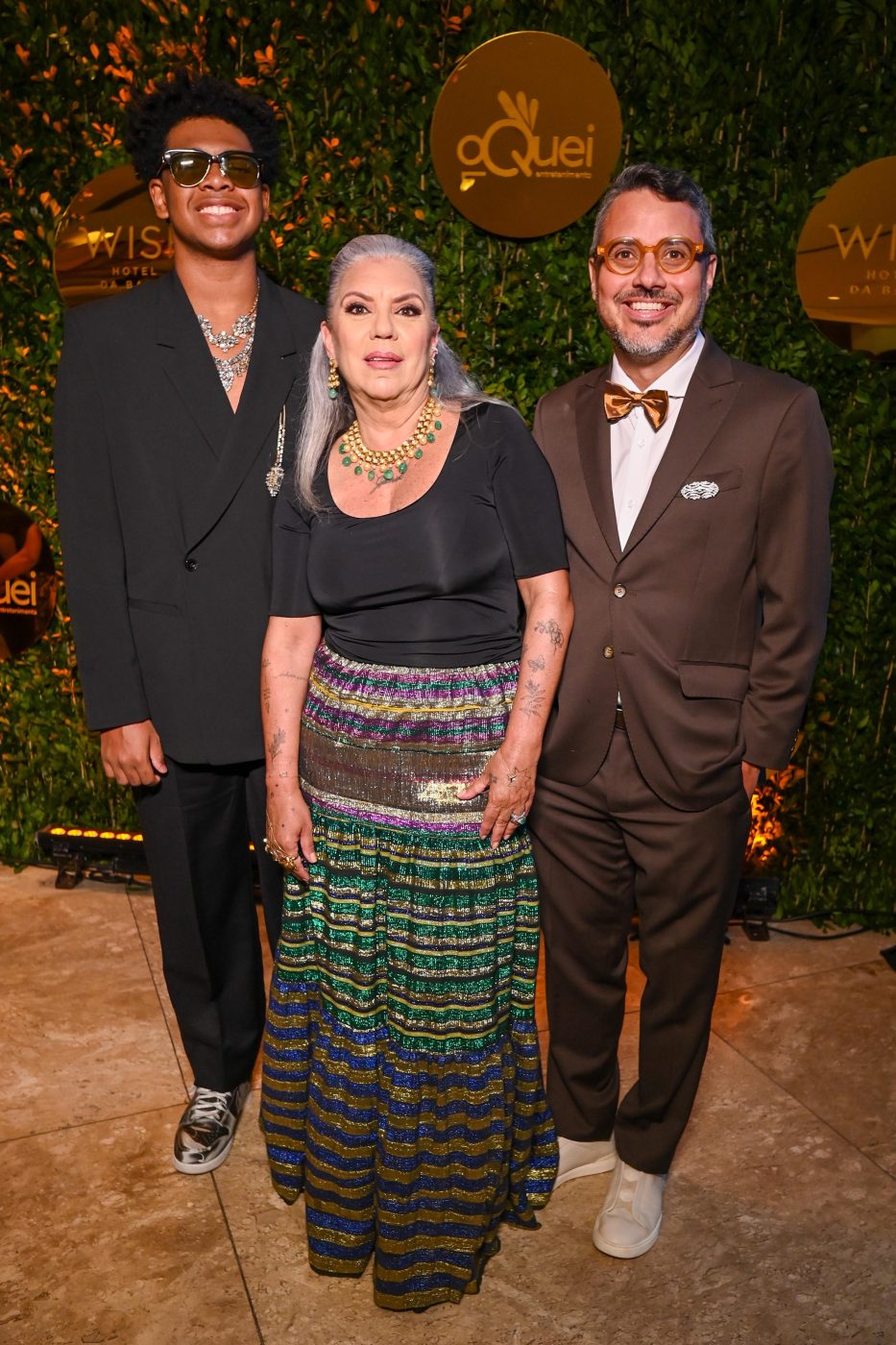 Gabriel, Astrid Fontenelle e Fausto Franco