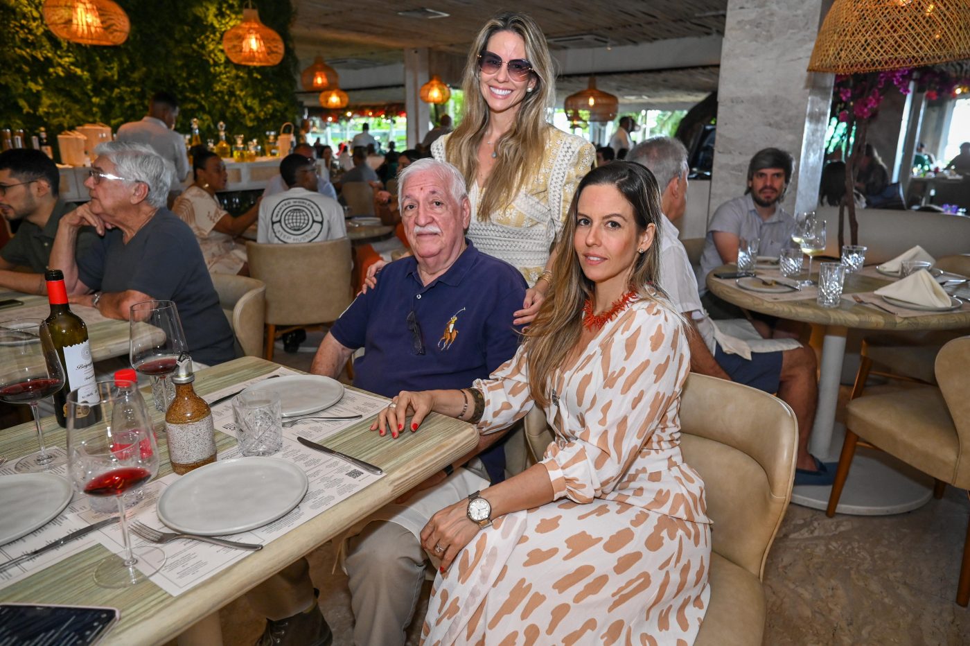 Antônio, Lia e Erika Peres