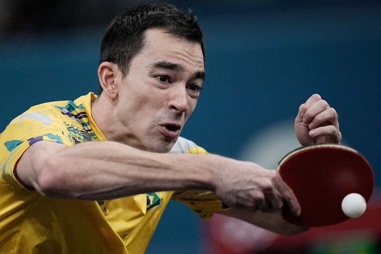 Paris-2024: Hugo Calderano vence sul-coreano e conquista vaga inédita na semifinal do tênis de mesa