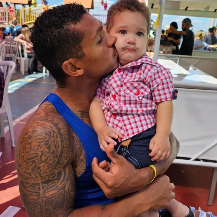 Isaquias Queiroz parabeniza filho pelo aniversário de 1 ano