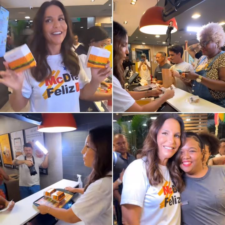 Ivete Sangalo vira atendente surpresa em unidade do McDonald´s em Salvador. Saiba o motivo