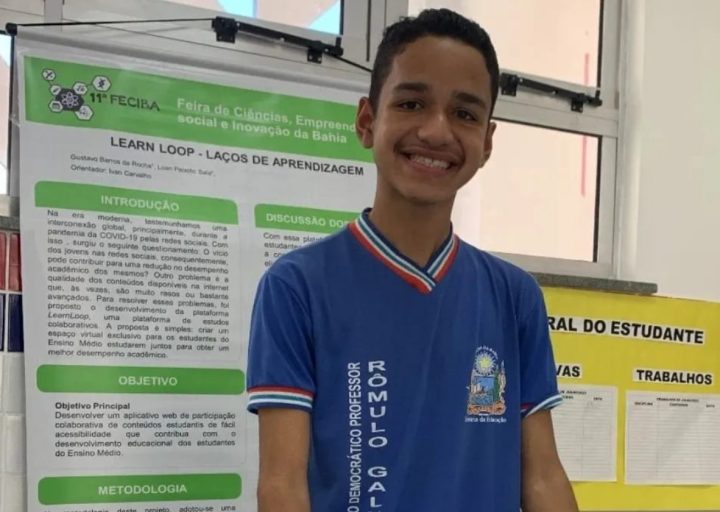 Aos 16 anos, estudante baiano cria ferramenta digital que auxilia na redação do Enem