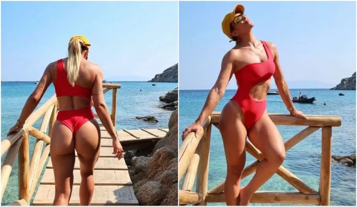 Lore Improta abre álbum e mostra viagem a Mykonos com Léo Santana; veja fotos