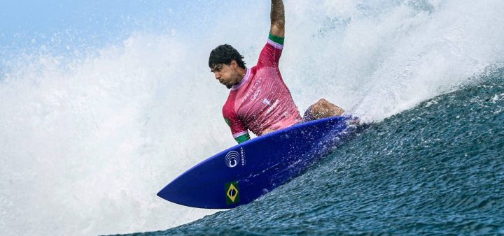 Gabriel Medina surfa apenas uma onda, perde para Jack Robinson e disputará bronze olímpico