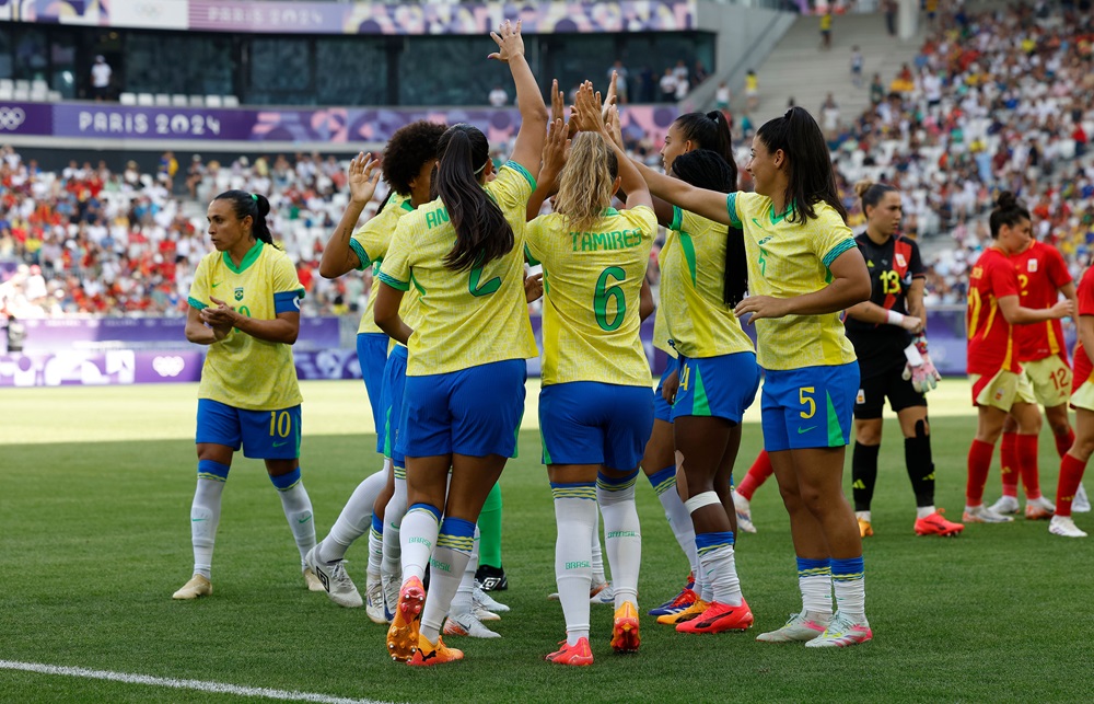 Seleção brasileira de futebol feminino conquista medalha de prata na Olimpíada de Paris