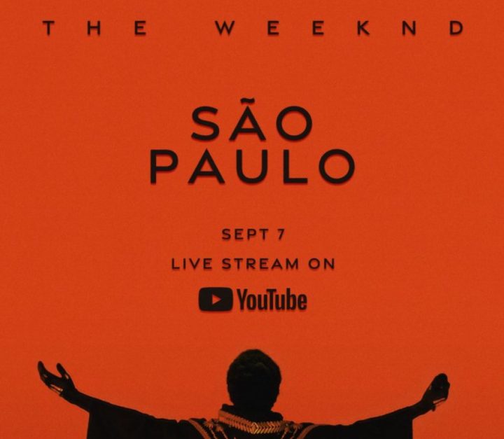 Show de The Weeknd em São Paulo será transmitido ao vivo pelo YouTube