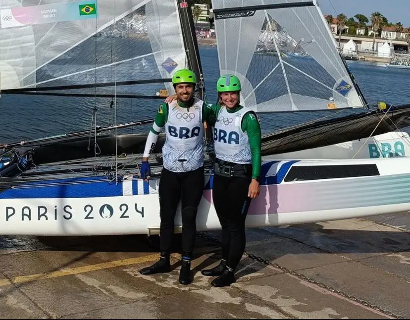 Barco Chitãozinho e Xororó estreia na Vela nos Jogos Olímpicos Paris 2024