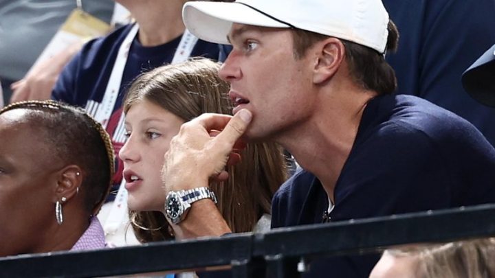 Filha de Gisele Bündchen assiste Jogos Olímpicos de Paris com o pai, Tom Brady