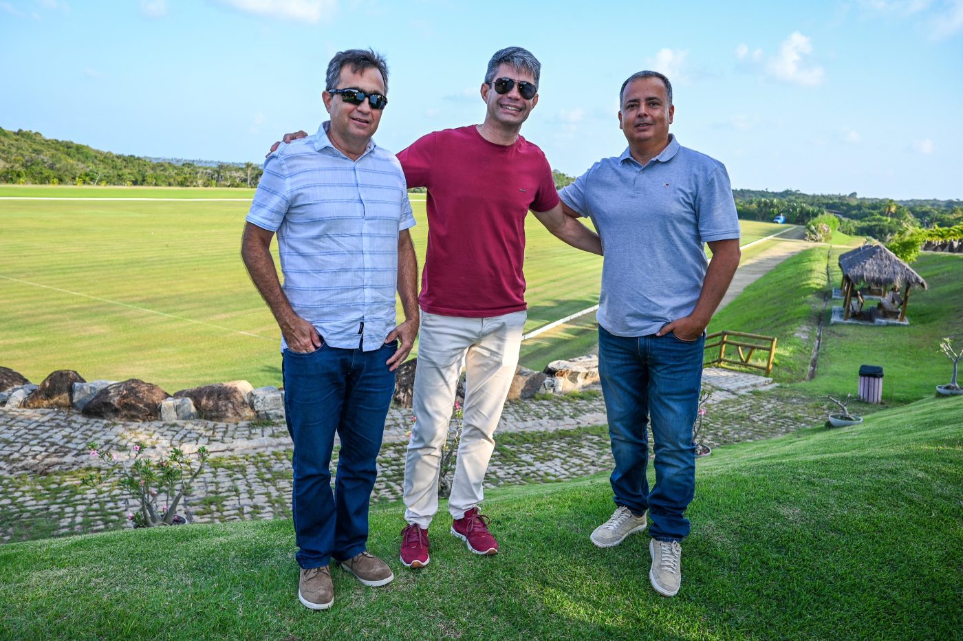 Arnoldo Guerra, Miteilon Araújo e Linaldo Canário