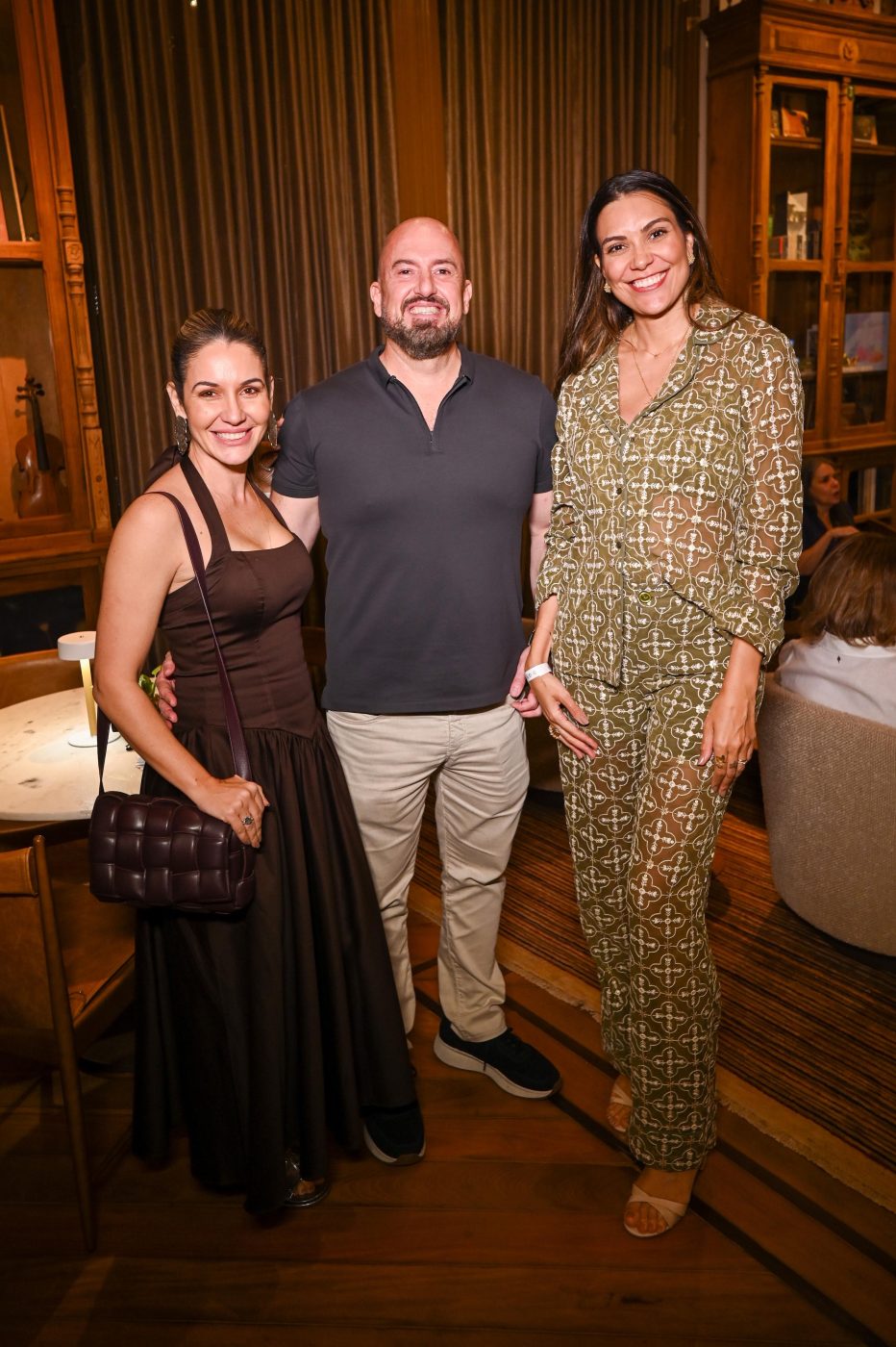 Manuela Andrade, Mauricio Lins e Rafaela Santana