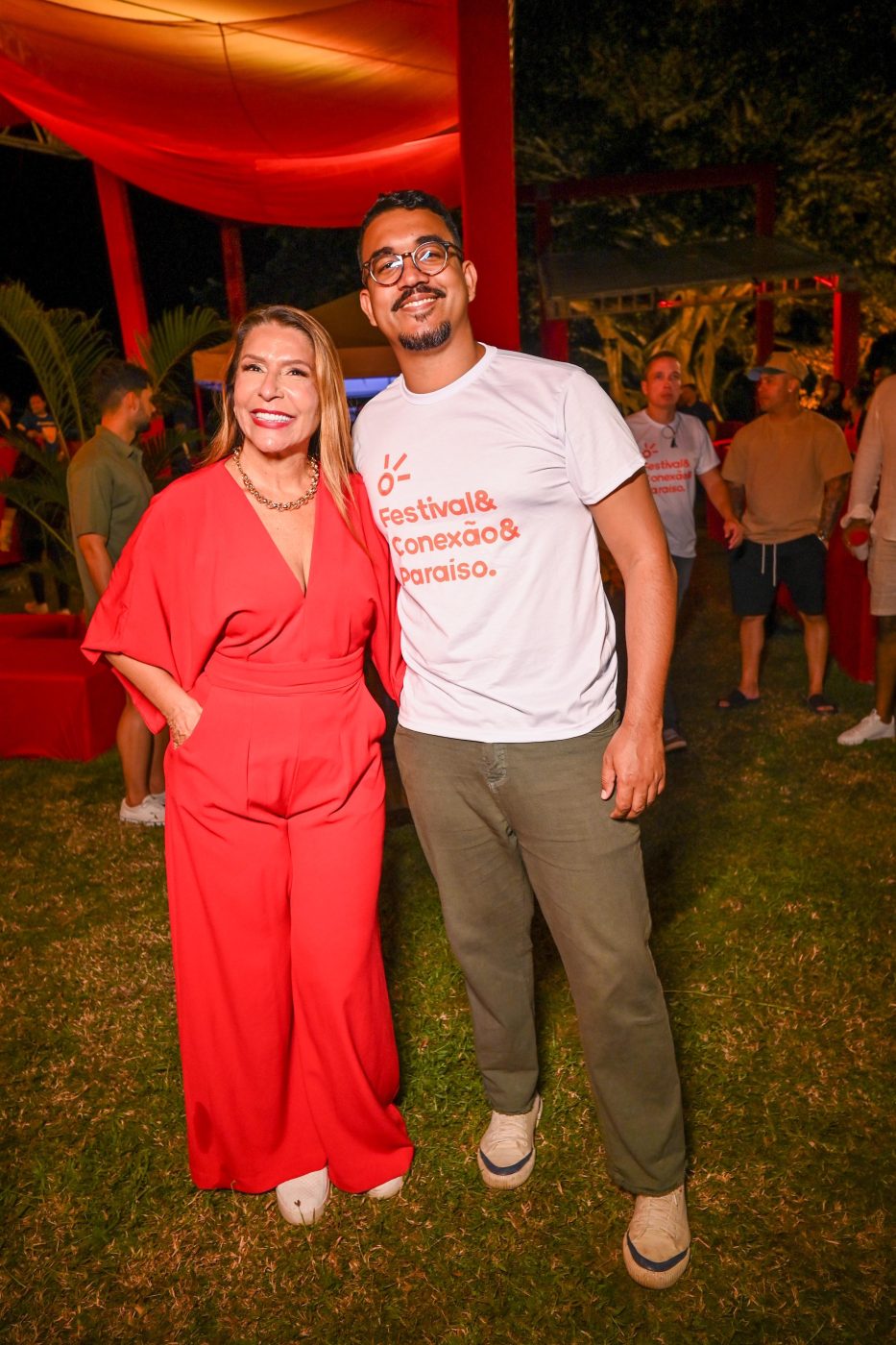 Márcia Mamede e Kirk Moreno