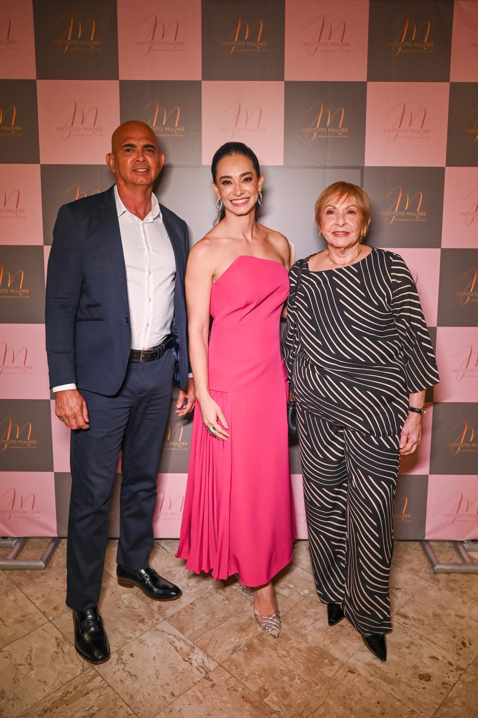 Luiz Carlos Medeiros, Fernanda Medeiros e Luiza Matheus