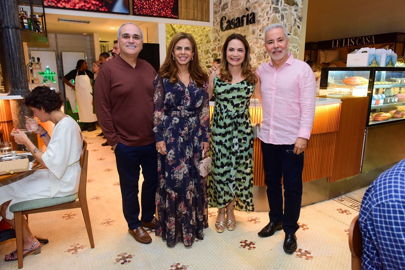 Americo, Adelina Carvalho, Carlos e Márcia Libório