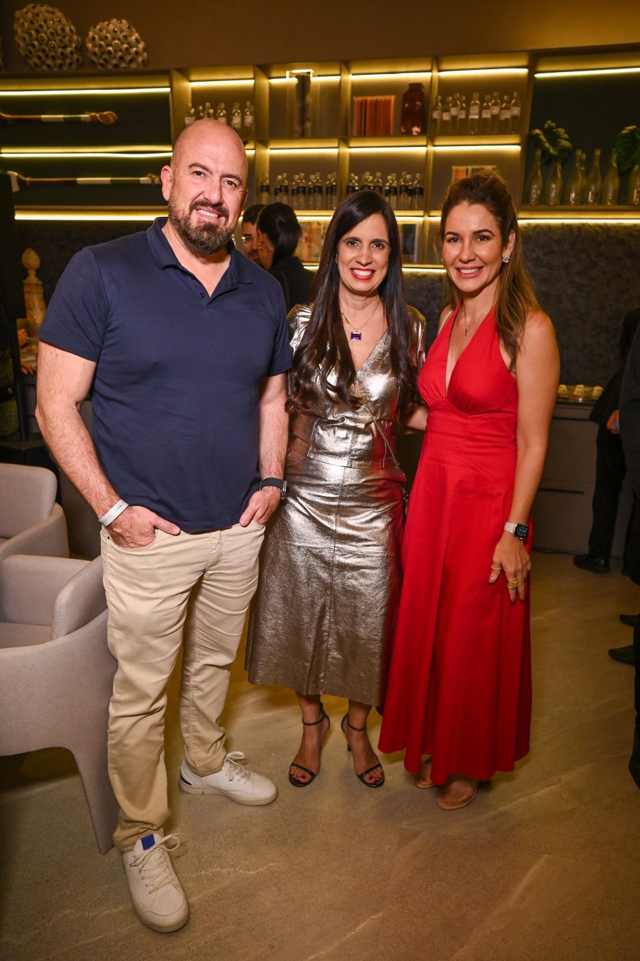 Maurício Lins, Fernanda Bahia e Manuela Andrade