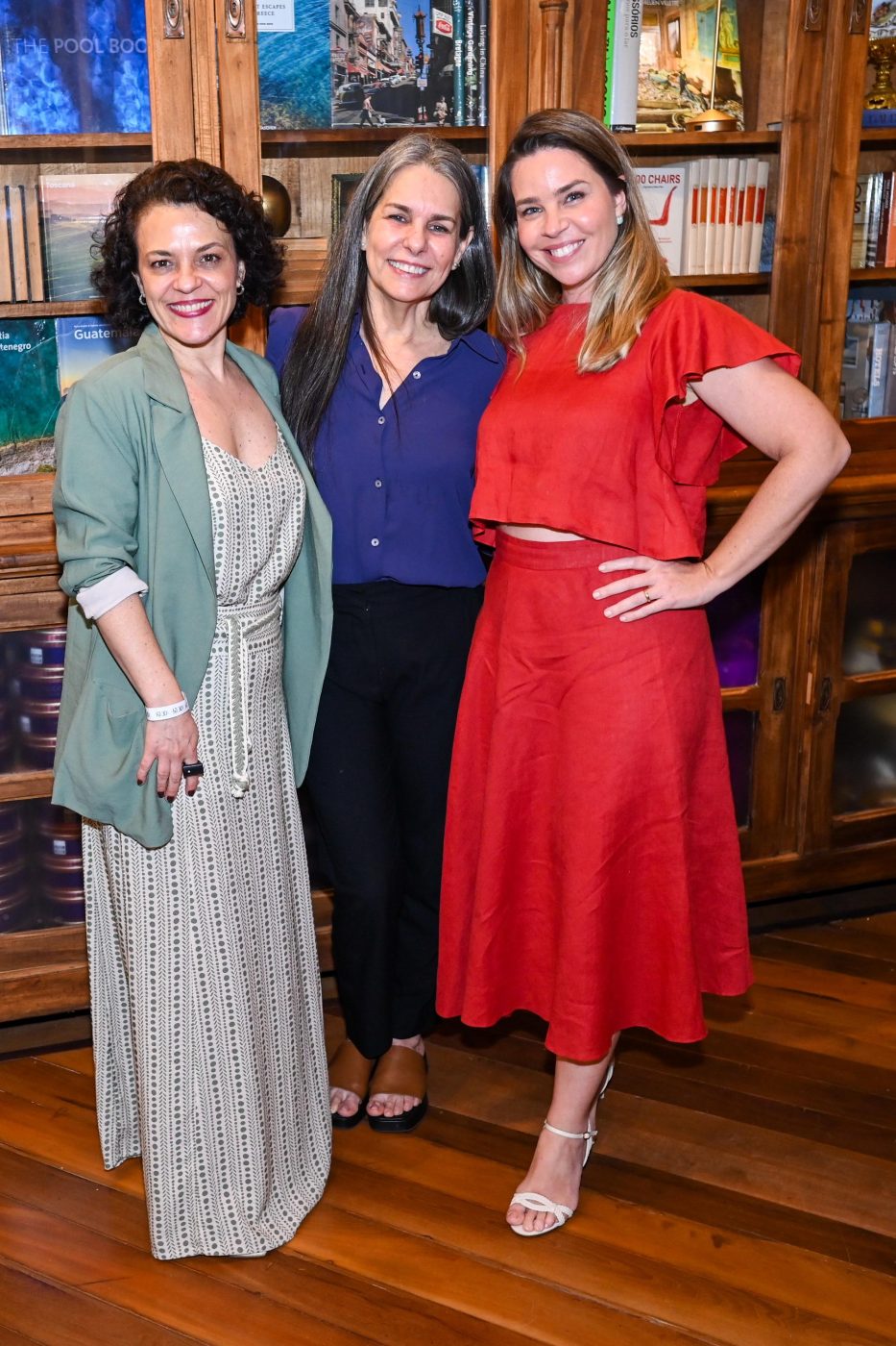 Mila Rodrigues, Angela Figueiredo e Fabiane Lessa