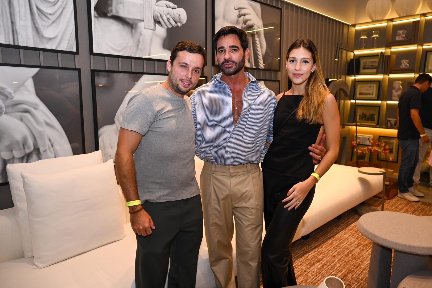 Carlos Luz, Marlon Gama e Katharina Luz