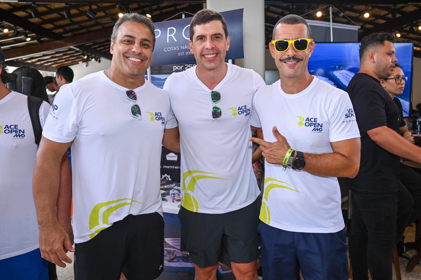 Marcelo Rangel, Gustavo Baiardi e André Fish