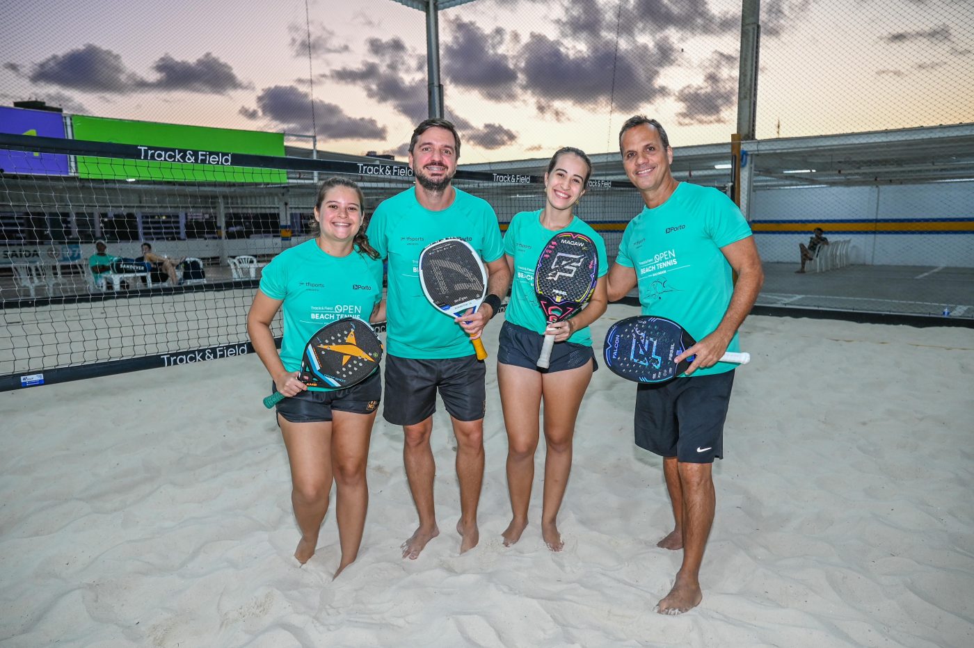 Carla da Matta, Rafael Fernandes, Amanda Melo e Luiz Araújo