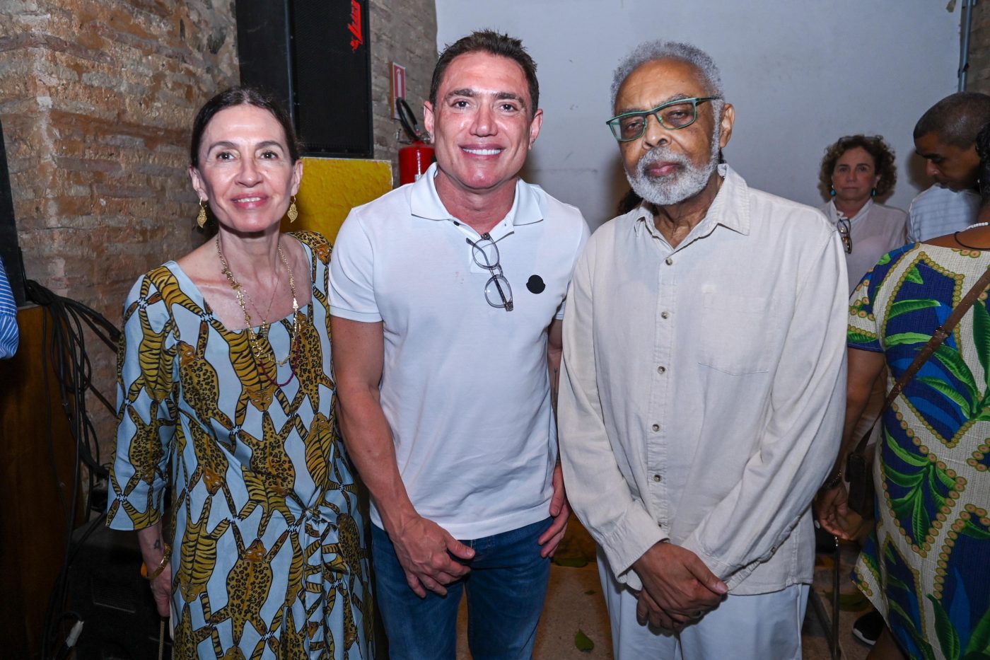 Flora Gil, Leonardo Góes e Gilberto Gil