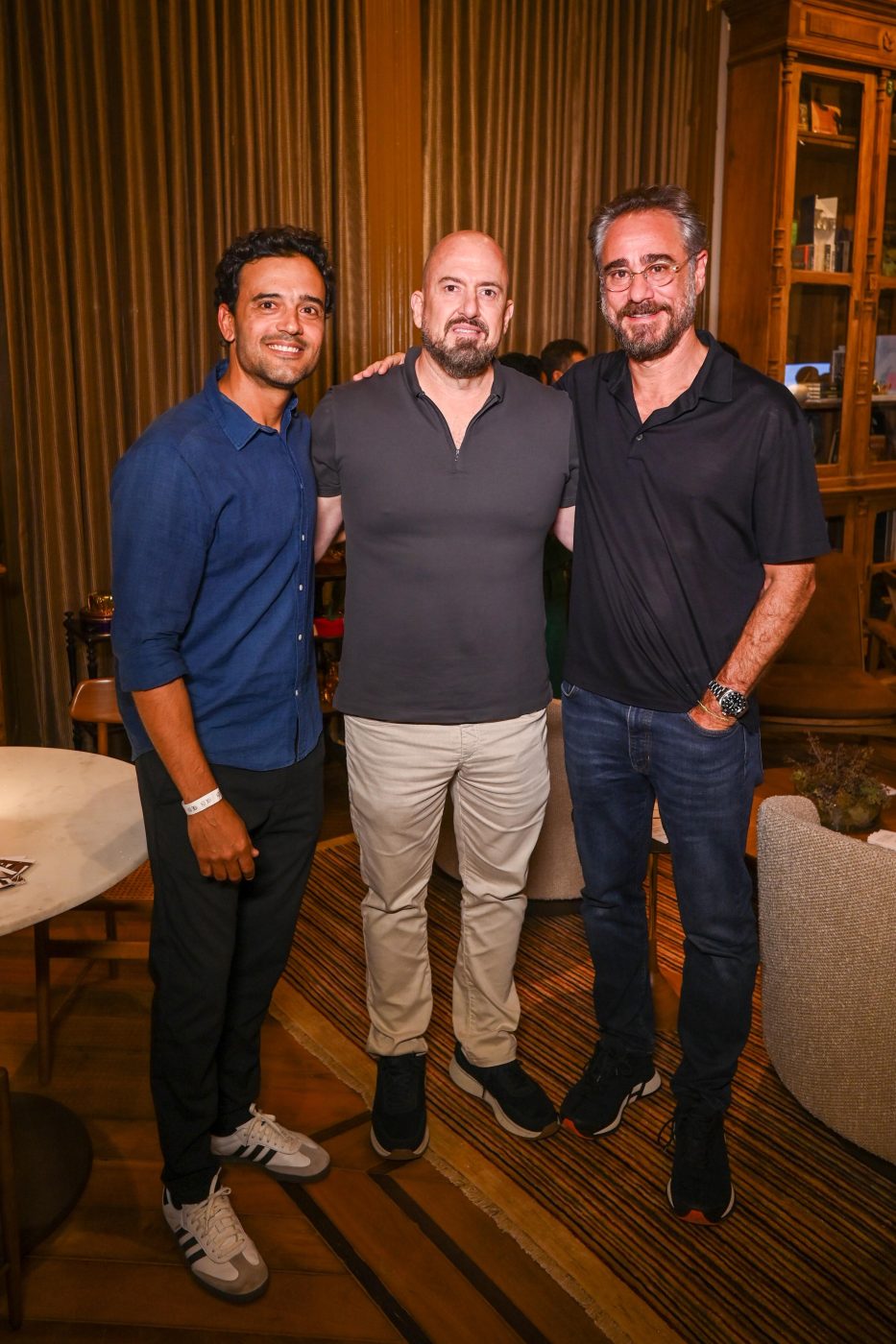 Guido Ramos, Mauricio Lins e Sidney Quintela