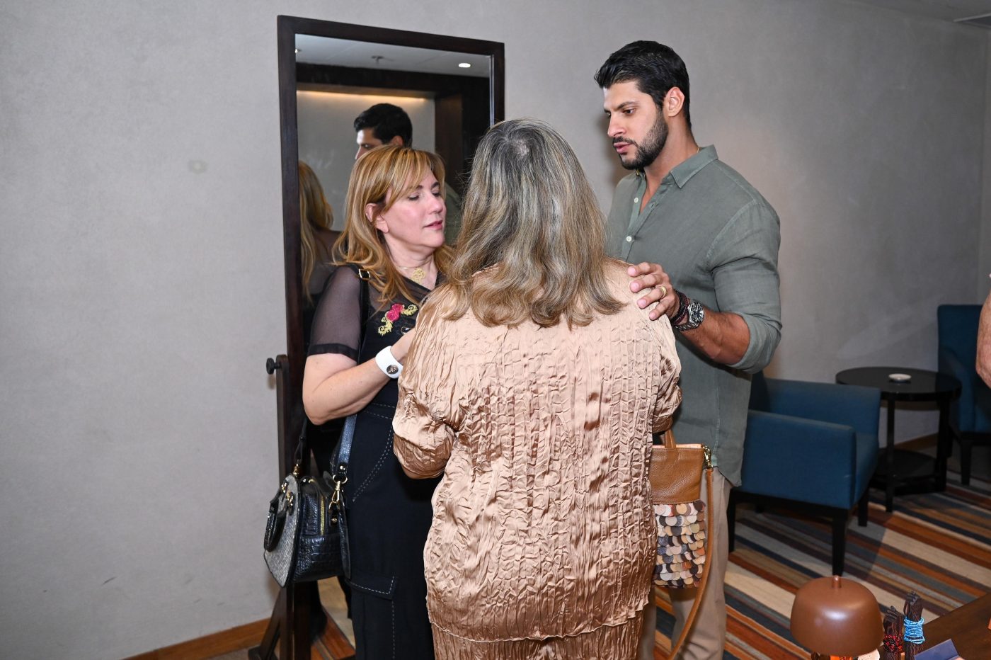 Eliene Portugal, Márcia Dmeriscis e Plínio Simões