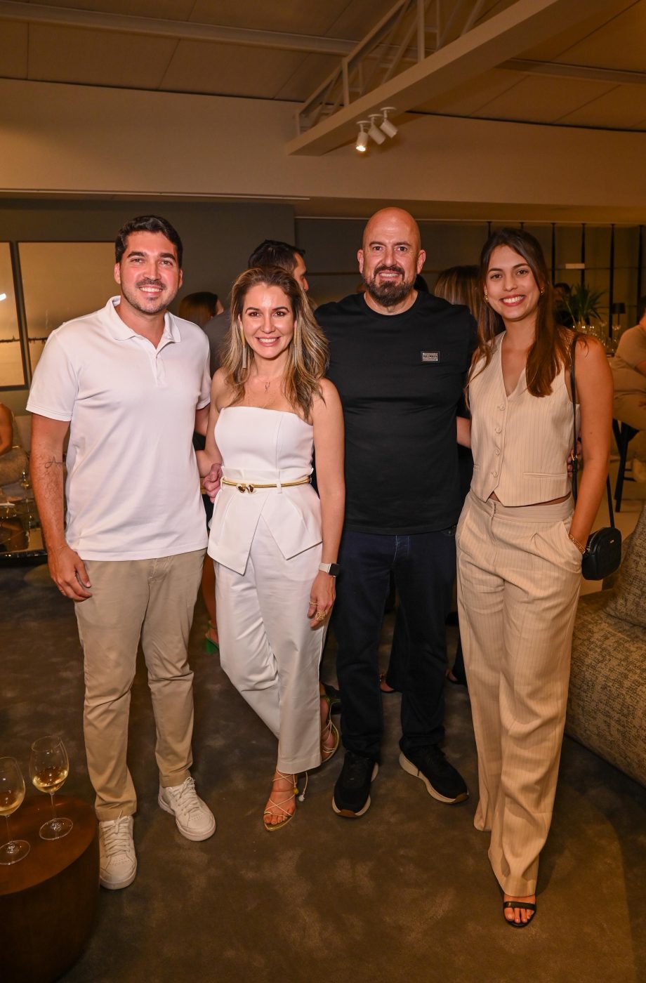 Márcio Tanajura, Manuela Andrade, Maurício Lins e Eduarda Coelho