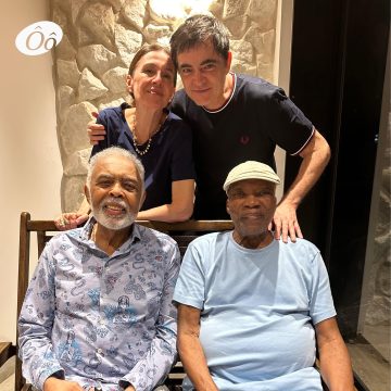 ‘Vamos fugir’: Samuel Rosa chama Gilberto Gil para gravação inédita da canção em estúdio