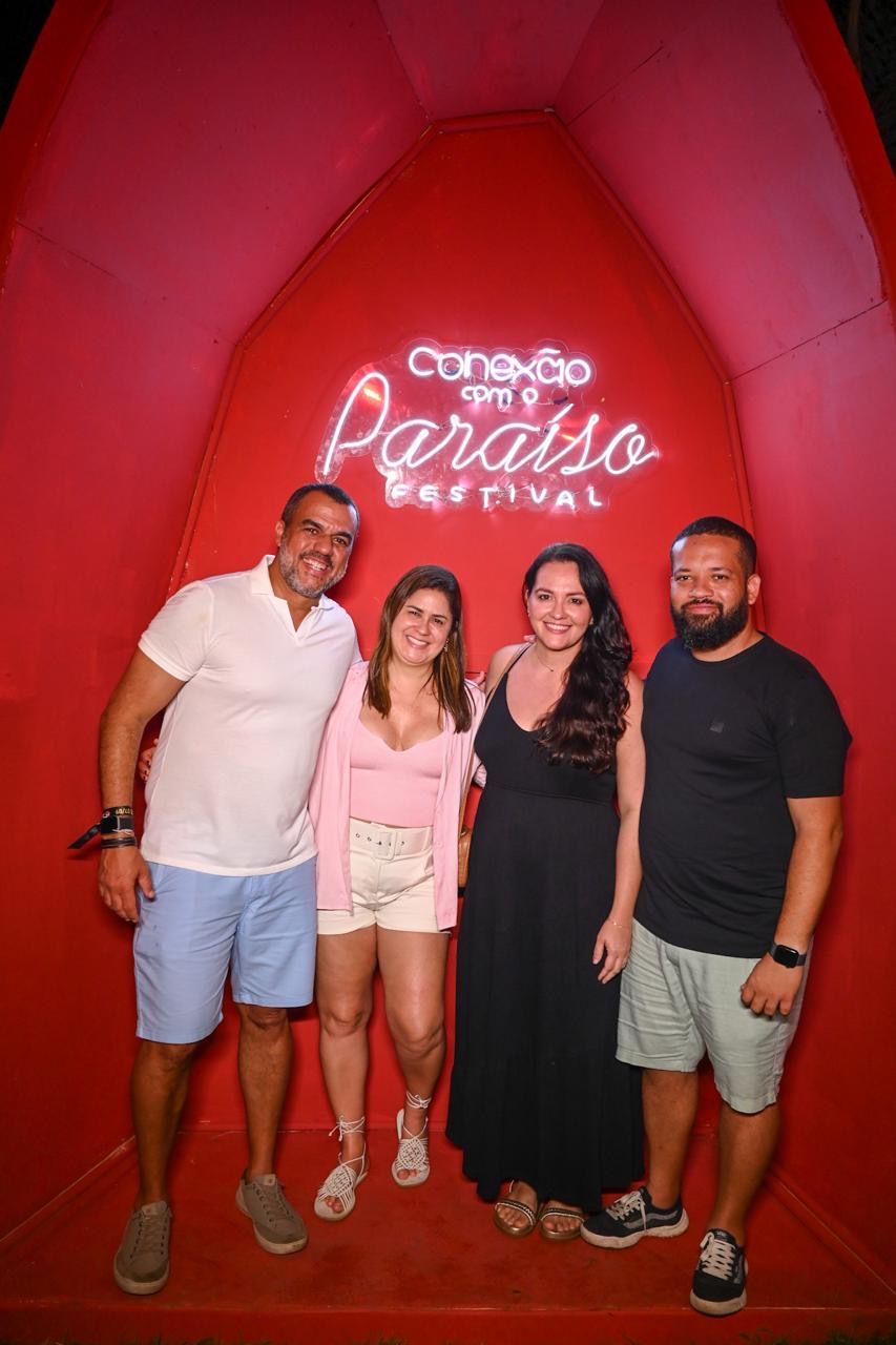 Ricardo, Fabiane Fontoura, Aisha Santiago e Eduardo Soares