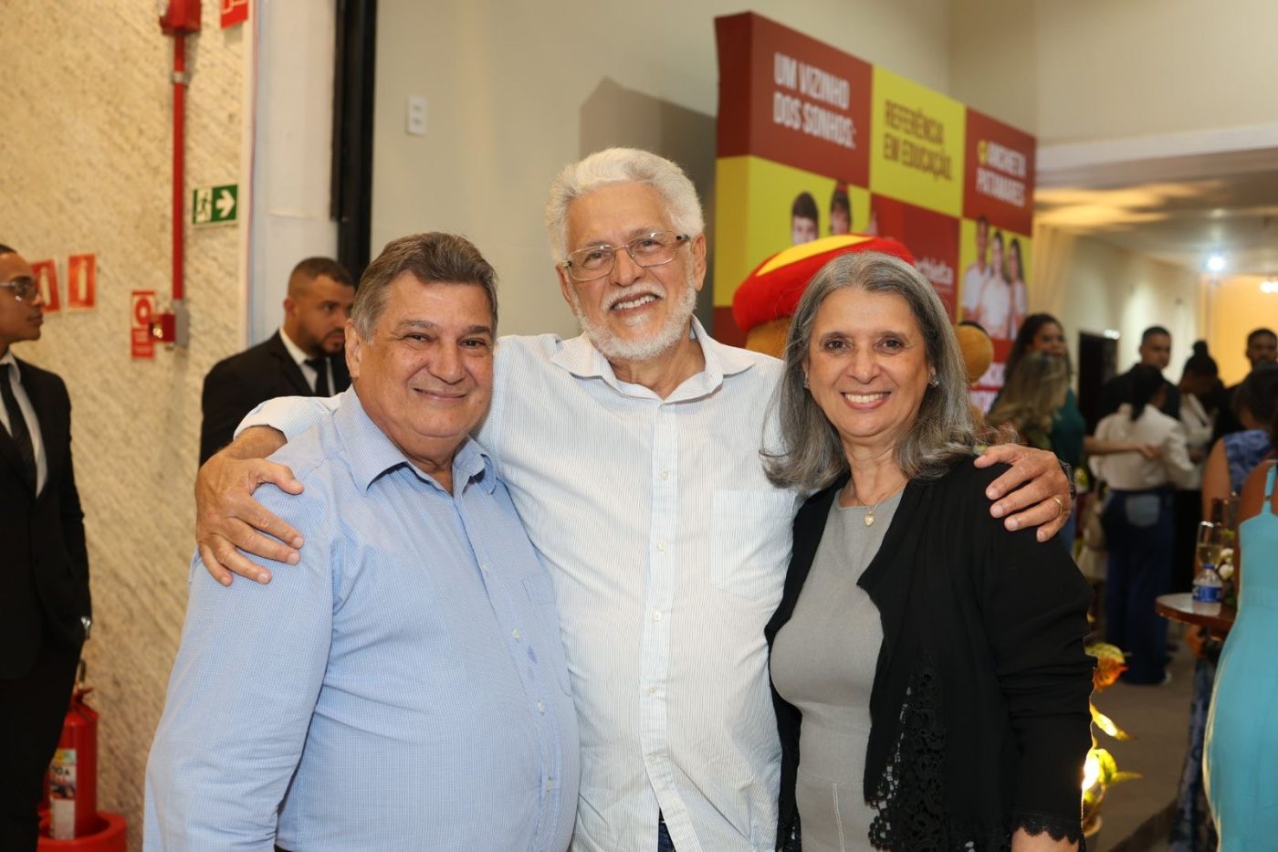 Marcelo Amorim, João Bamberg e Maria do Socorro