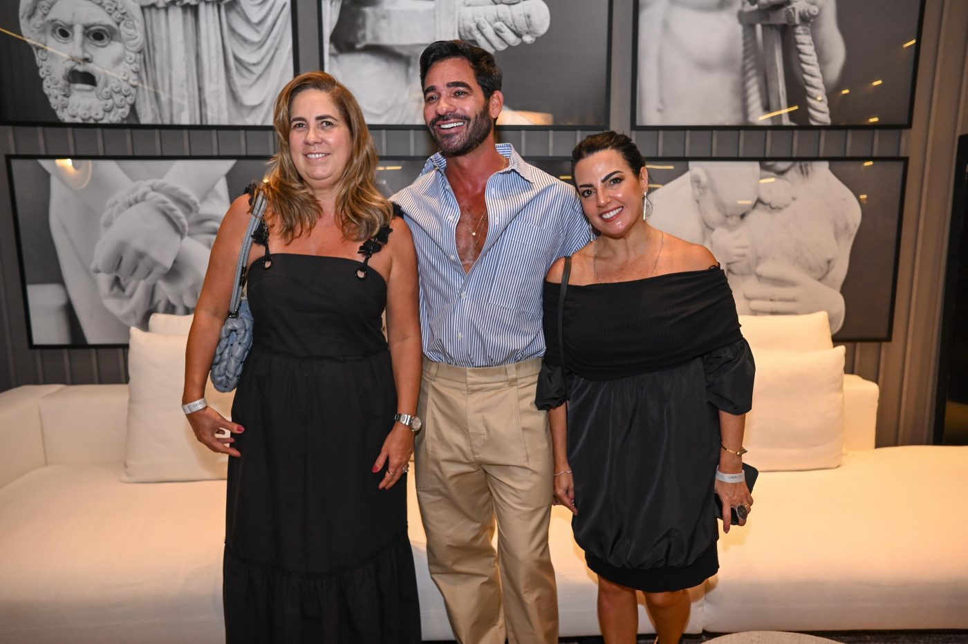 Aline Cangussú, Marlon Gana e Daniela Lopes